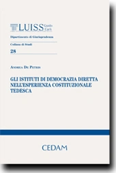 Gli istituti di democrazia diretta nell'esperienza costituzionale tedesca 