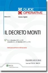 Il Decreto Monti 