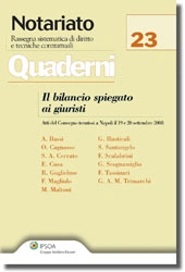 Il bilancio spiegato ai giuristi 
