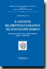 Il concetto del diritto ecclesiastico nel suo sviluppo storico 