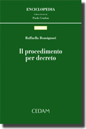 Il procedimento per decreto 
