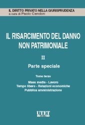 Il risarcimento del danno non patrimoniale. Vol. II: Parte speciale - Tomo III: Mass media - Lavoro - Tempo libero - Relazioni economiche - Pubblica amministrazione 