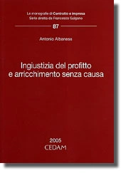 Ingiustizia del profitto e arricchimento senza causa 