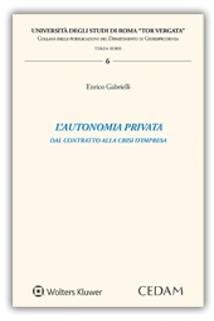 L'autonomia privata 