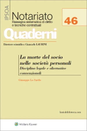 La morte del socio nelle società personali  