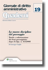 La nuova disciplina del paesaggio 