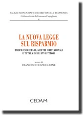 La nuova legge sul risparmio 