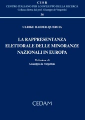 La rappresentanza elettorale delle minoranze nazionali in Europa 