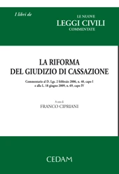 La riforma del giudizio di cassazione 