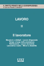 Lavoro - Vol. II: Il lavoratore 