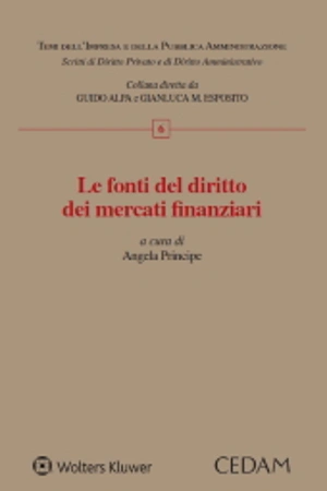 Le fonti del diritto dei mercati finanziari  