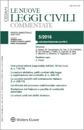 Le nuove leggi civili commentate 