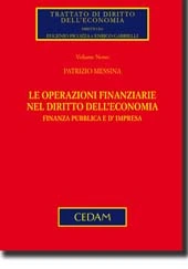 Le operazioni finanziarie nel diritto dell'economia 