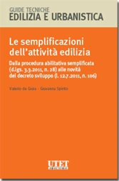 Le semplificazioni dell'attività edilizia 