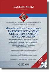 Manuale pratico e formulario dei rapporti economici nella separazione e nel divorzio 