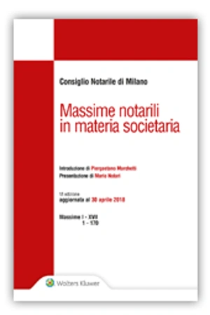 Massime notarili in materia societaria 
