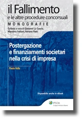 Postergazione e finanziamenti societari nella crisi di impresa  