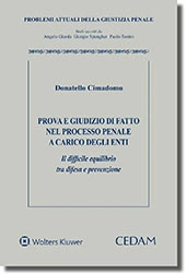 Prova e giudizio di fatto nel processo penale a carico degli enti 