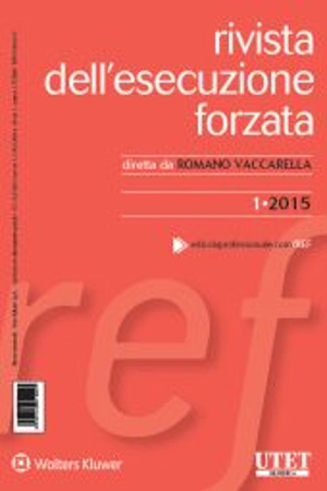 Rivista dell'Esecuzione Forzata 
