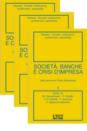 Società, banche e crisi d'impresa 