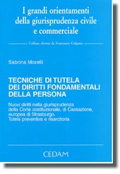 Tecniche di tutela dei diritti fondamentali della persona 