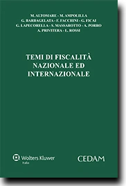 Temi di fiscalità nazionale ed internazionale 