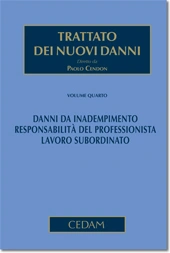 Trattato dei nuovi danni. Volume IV: Danni da inadempimento - Responsabilità del professionista - Lavoro subordinato 