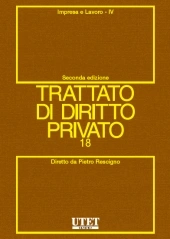 Trattato di diritto privato. Vol. XVIII - Impresa e lavoro. Tomo IV 