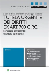 Tutela urgente dei diritti ex Art. 700 C.P.C. 