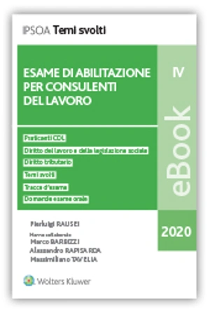 eBook - Esame di abilitazione per consulenti del lavoro 