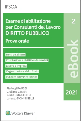 eBook - Esame di abilitazione per consulenti del lavoro - diritto pubblico  