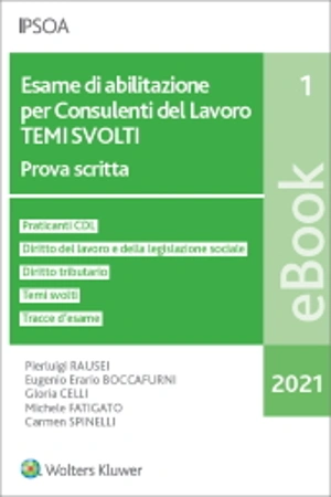 eBook - Esame di abilitazione per consulenti del lavoro - temi svolti  