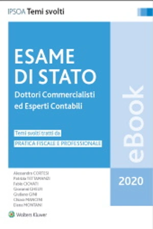 eBook - Esame di stato dottori commercialisti ed esperti contabili   