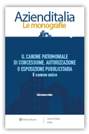 eBook - Il canone patrimoniale di concessione autorizzazione o esposizione pubblicitaria  