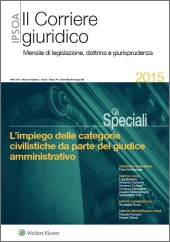 eBook - L'impiego delle categorie civilistiche da parte del giudice amministrativo 