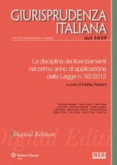 eBook - La disciplina dei licenziamenti nel primo anno di applicazione della Legge n. 92/2012 