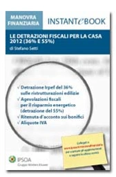 eBook - Le detrazioni fiscali per la casa 2012 (36% e 55%) 