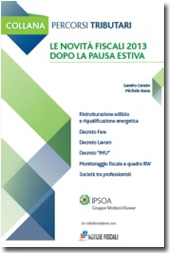 eBook - Le novità fiscali 2013 dopo la pausa estiva 