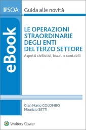 eBook - Le operazioni straordinarie degli Enti del terzo settore 
