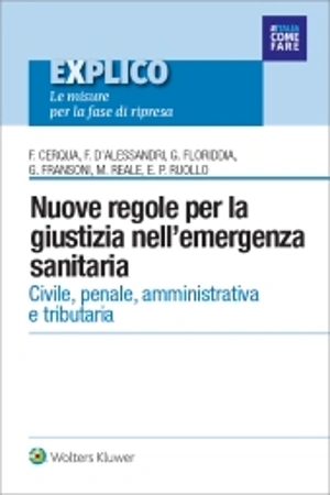 eBook - Nuove regole per la giustizia nell'emergenza sanitaria  